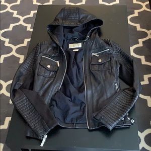 Micheal Kors Black Leather jacket
